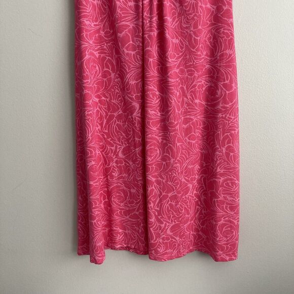 Fresh Produce Womens Pink Floral Print Dress SIze XS Scoop Neck Short Sleeve - Picture 6 of 9
